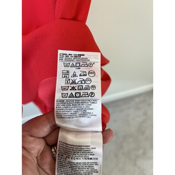 Banana Republic Red Dress high low - Picture 9 of 9